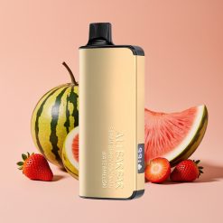 Alibarbar Ingot 9000 Puffs Engangsvaper Jordbær Kokosnapp Vannmelon 22ml 2350mAh