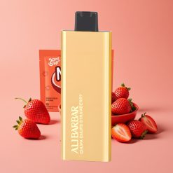 Alibarbar Pandora 7000 Puffs Engangs Vape Chupa Chups Jordbær – 17 ml, 1.0 Ω, 70 g