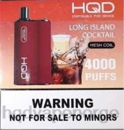 Best HQD Flavors | HQD BOX 4000 drag long island cocktail 86LXD114