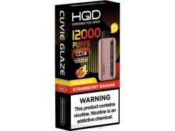 Best HQD Flavors | HQD CUVIE GLAZE engangs vape 12000 jordbær banan 86LXD254