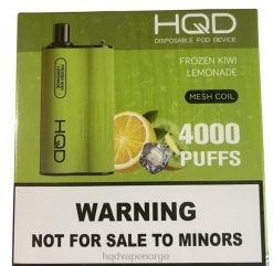 HQD Disposable Vape Review | HQD BOX 4000 drag frossen kiwi limonade 86LXD88
