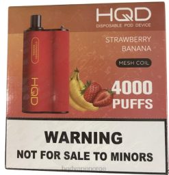 HQD Vape Flavours | HQD BOX 4000 drag jordbær banan 86LXD70