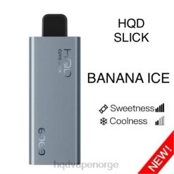 HQD Vape Flavours | HQD CUVIE SLICK 6000 drag glatt bananis 86LXD20