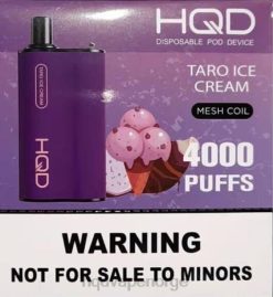 HQD Vape Norge | HQD BOX 4000 drag taro iskrem 86LXD71