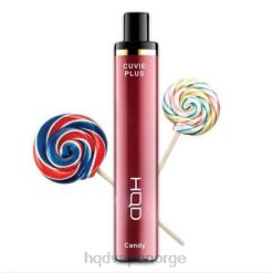HQD Vape Norge | HQD CUVIE PLUS 1200 drag sukkertøy 86LXD121