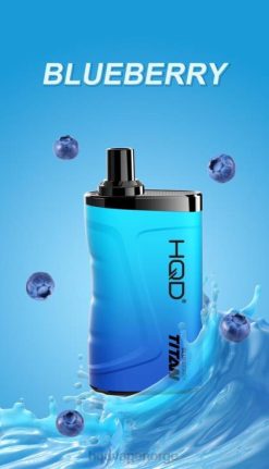 HQD Vape Online Shop | HQD TITAN 7000 drag blåbær 86LXD5