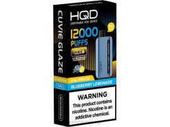 HQD Vape Oslo | HQD CUVIE GLAZE engangs vape 12000 blåbær limonade 86LXD142