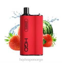 HQD Vape Shop | HQD BOX 4000 drag jordbær vannmelon 86LXD76