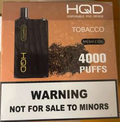 HQD Vape Shop | HQD BOX 4000 drag tobakk 86LXD96