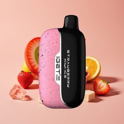 IGET Moon K5000 Puffs Engangs Vape Jordbær Kiwi Is – 81,5 g, PC, Mesh Coil 1,35 Ohm