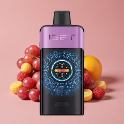 IGET ONE 12000 Puffs Engangs Vape Chupa Chups Drue – 2700 mAh, 0.6 ohm Dual Mesh Coil, Stort Bøyd Fargeskjerm