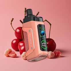 Razz Bar 45000 Puffs Engangs Vape Kirsebær Cola Justerbar Luftstrøm Type-C
