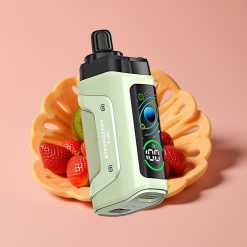 Razz Bar 45000 Puffs Engangsdamp Jordbær Kiwi Justerbar Luftstrøm Type-C