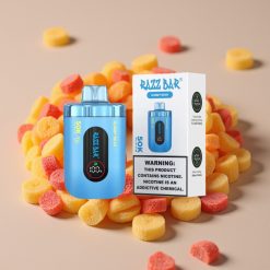 Razz Bar 50K Puffs Engangs Vape Tyggisbjørn Type-C Lader 2% Nikotin