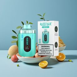 Razz Bar 50K Puffs Engangsdamp Herr Blå med 650 Mah Batteri & Type-C