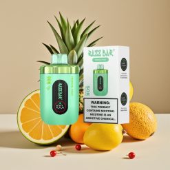 Razz Bar 50K Puffs Engangsdamper Tropisk Frukt Mesh Coil Type-C
