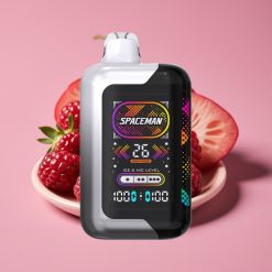 SMOK Spaceman SP40000 Null Nikotin Engangsdamp med Bjørnebær Rips og 1000mAh Batteri