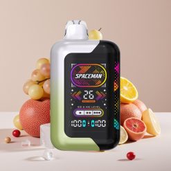 SMOK Spaceman SP40000 Zero Nikotin Engangsbatteri Hvit Drue Is 40000 Puff 20ml 1000mAh