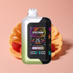 SMOK Spaceman SP40000 Zero Nikotin Engangsdamp Jordbær Kiwi 20ml 1000mAh Skjerm