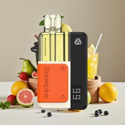 Snowplus Swift 5000 Puffs Dual Mesh 1000 mAh Svart Lemonade Is Prefilled Pod Kit