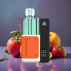 Snowplus Swift 5000 Puffs Forhåndsfylt Pod Kit Neon Regn – 1000 mAh, Dual Mesh, 2+10 ml